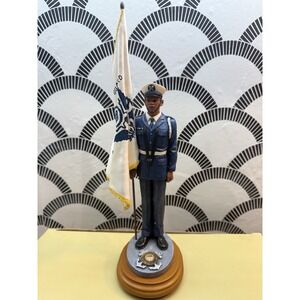 Vanmark  American Heroes - Coast Guard Color Guard Statue Figure #1 Of 552‎ NIB